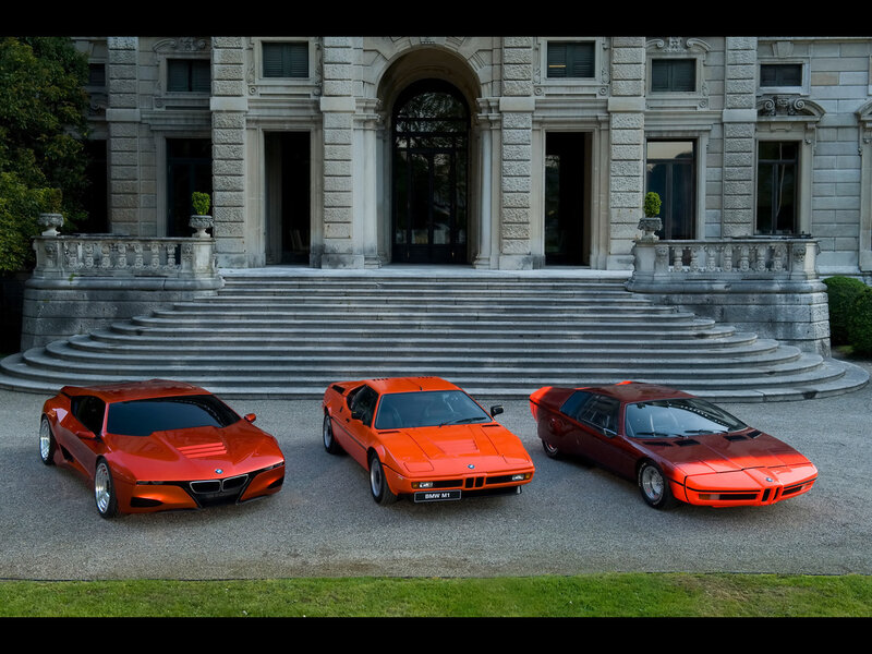 BMW M1 concept cars