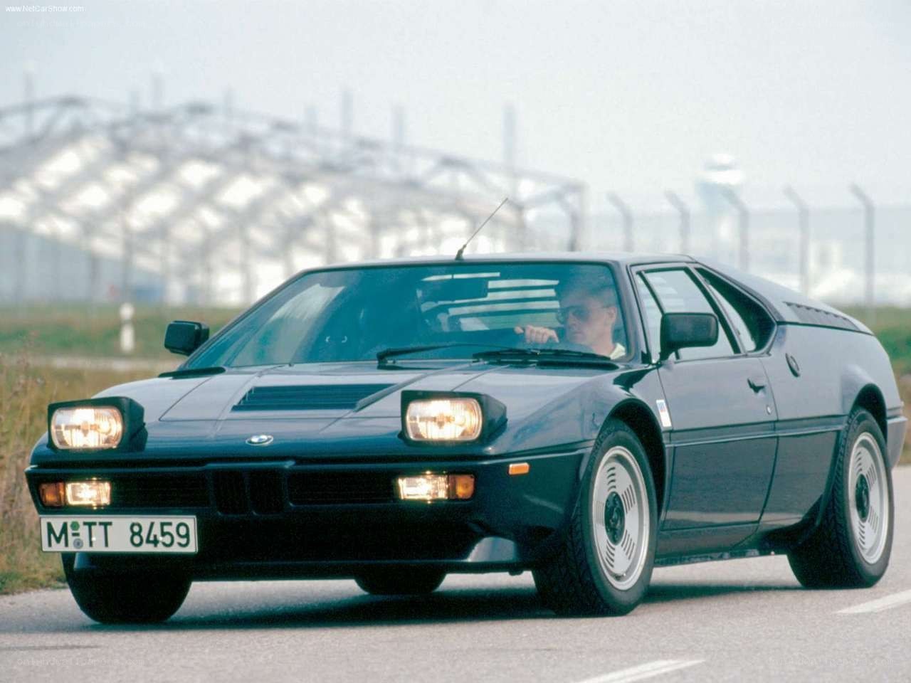 BMW M1 on a racetrack