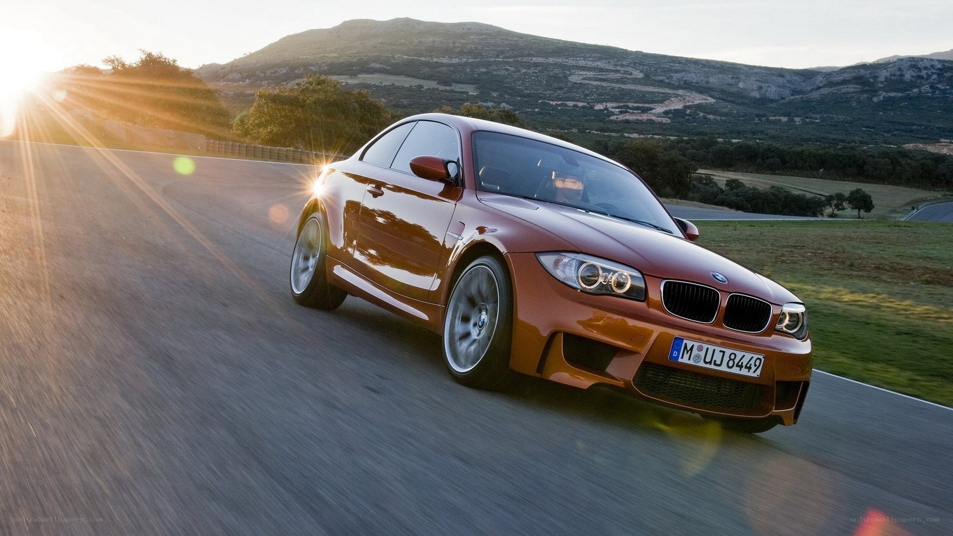 BMW M1 on a winding road