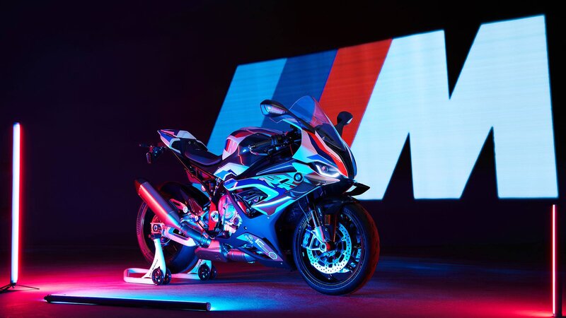 BMW M1000RR Motorcycle — Blue