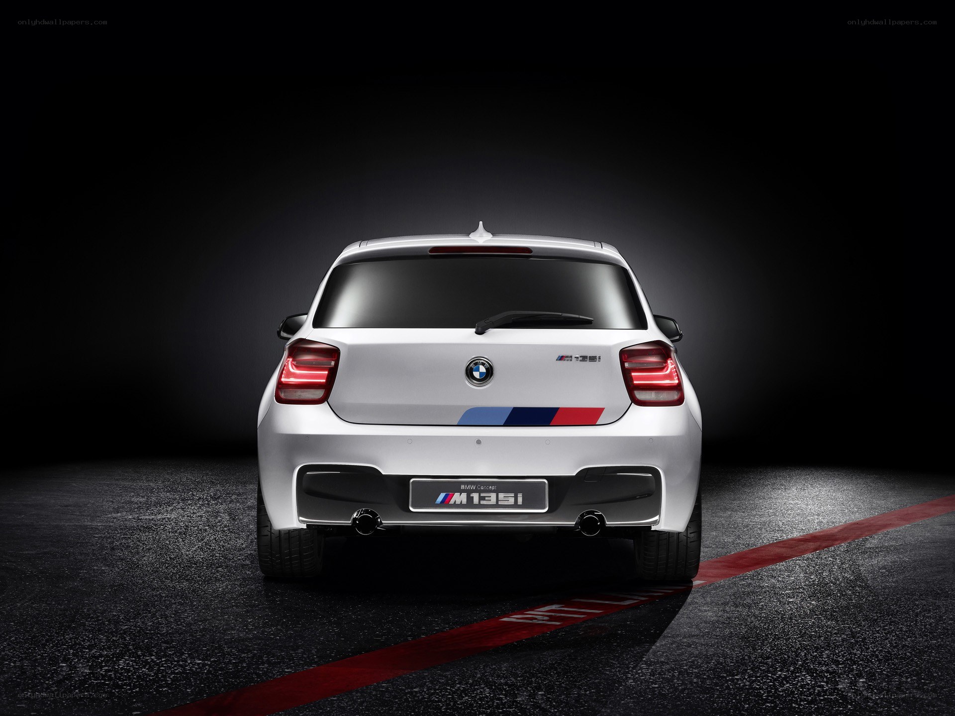 BMW M135i rear view