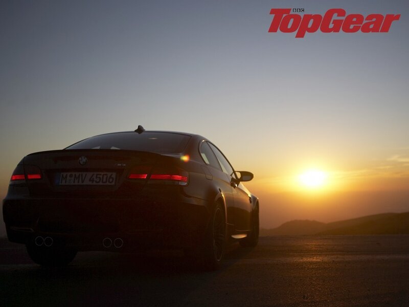 BMW M3 at sunset