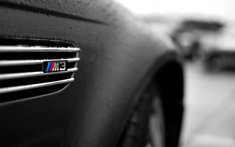 BMW M3 Badge — Black