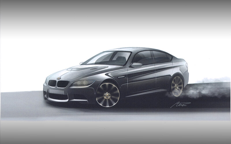 BMW M3 concept sketch