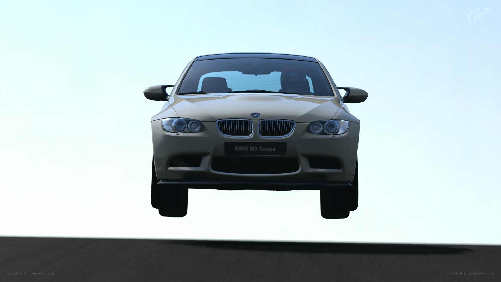 BMW M3 Coupe in flight