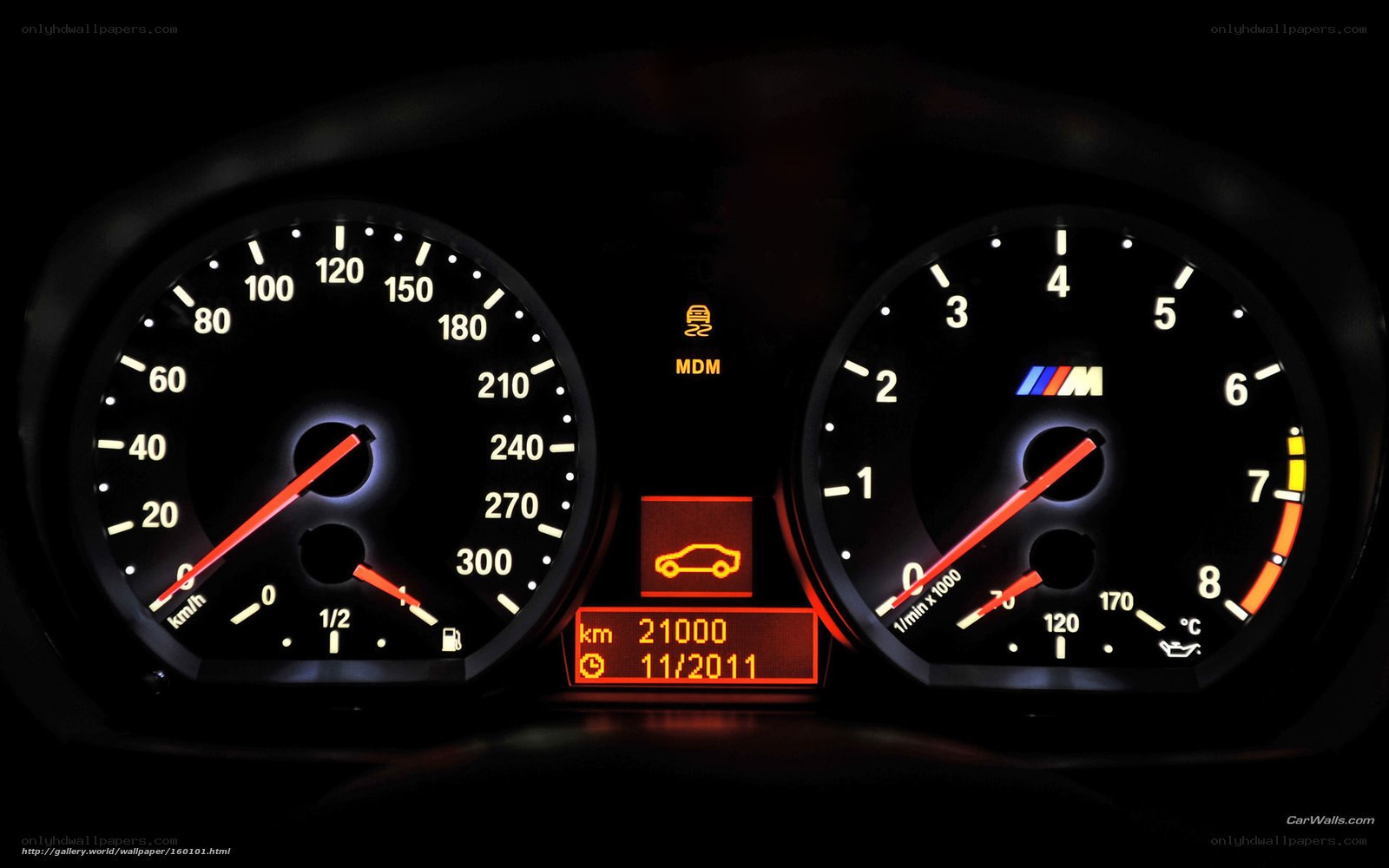 BMW M3 dashboard display