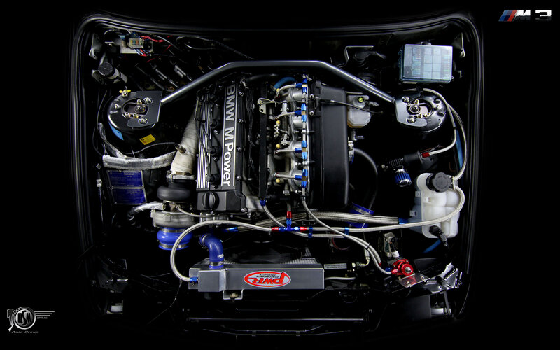 BMW M3 engine bay