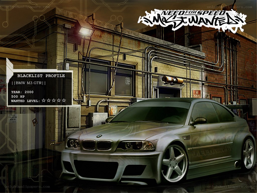 BMW M3 GTR in Need for Speed