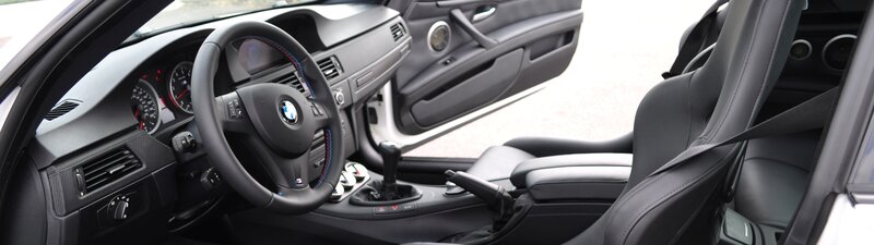 BMW M3 interior cockpit