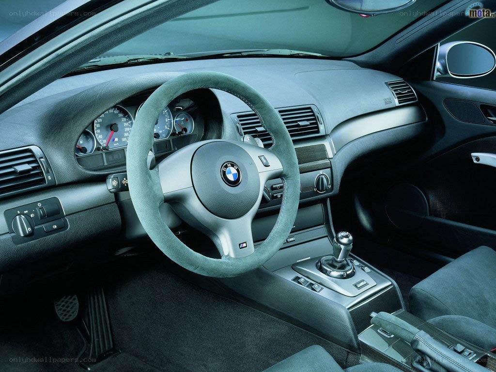 BMW M3 interior dashboard