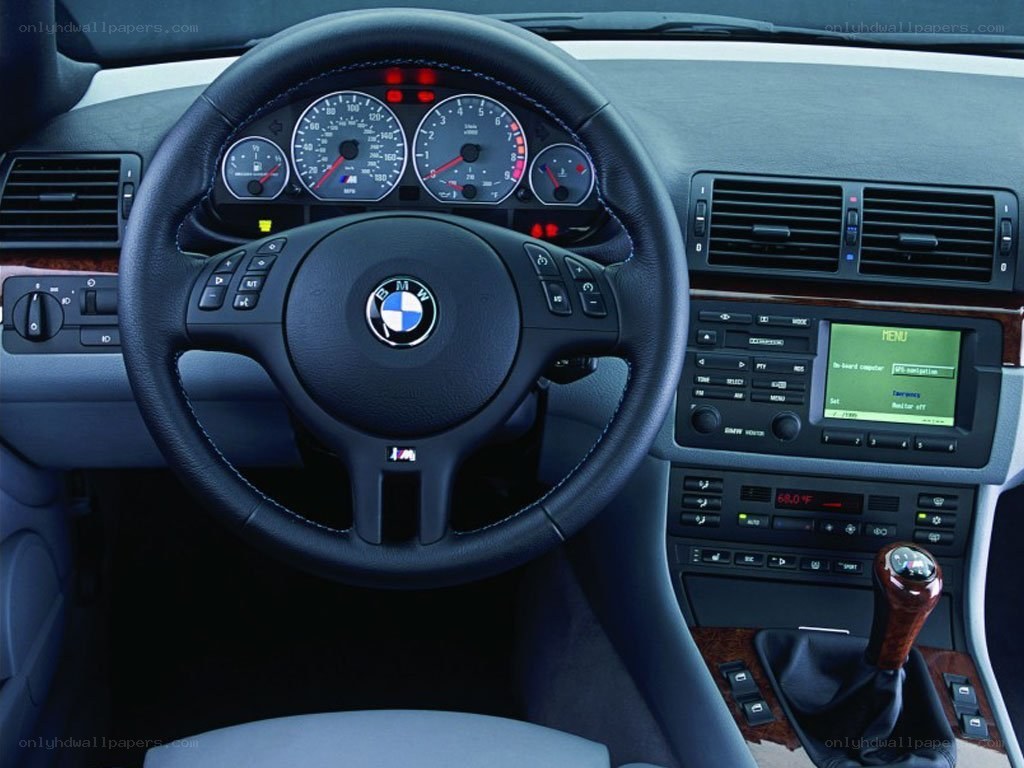 BMW M3 interior dashboard