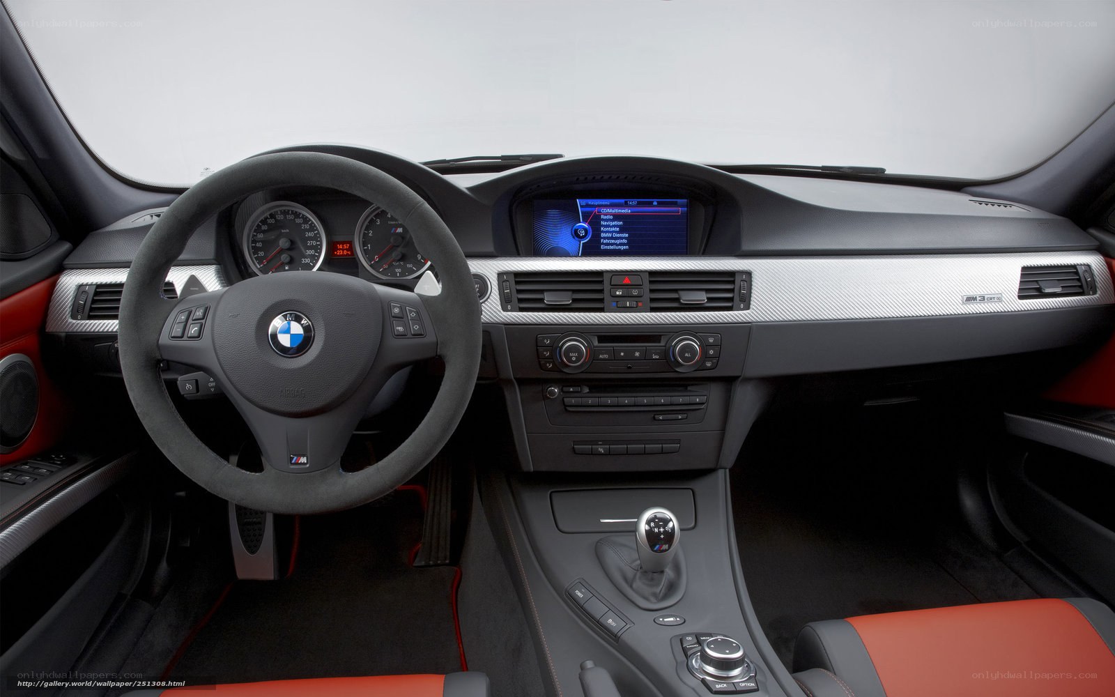 BMW M3 interior dashboard
