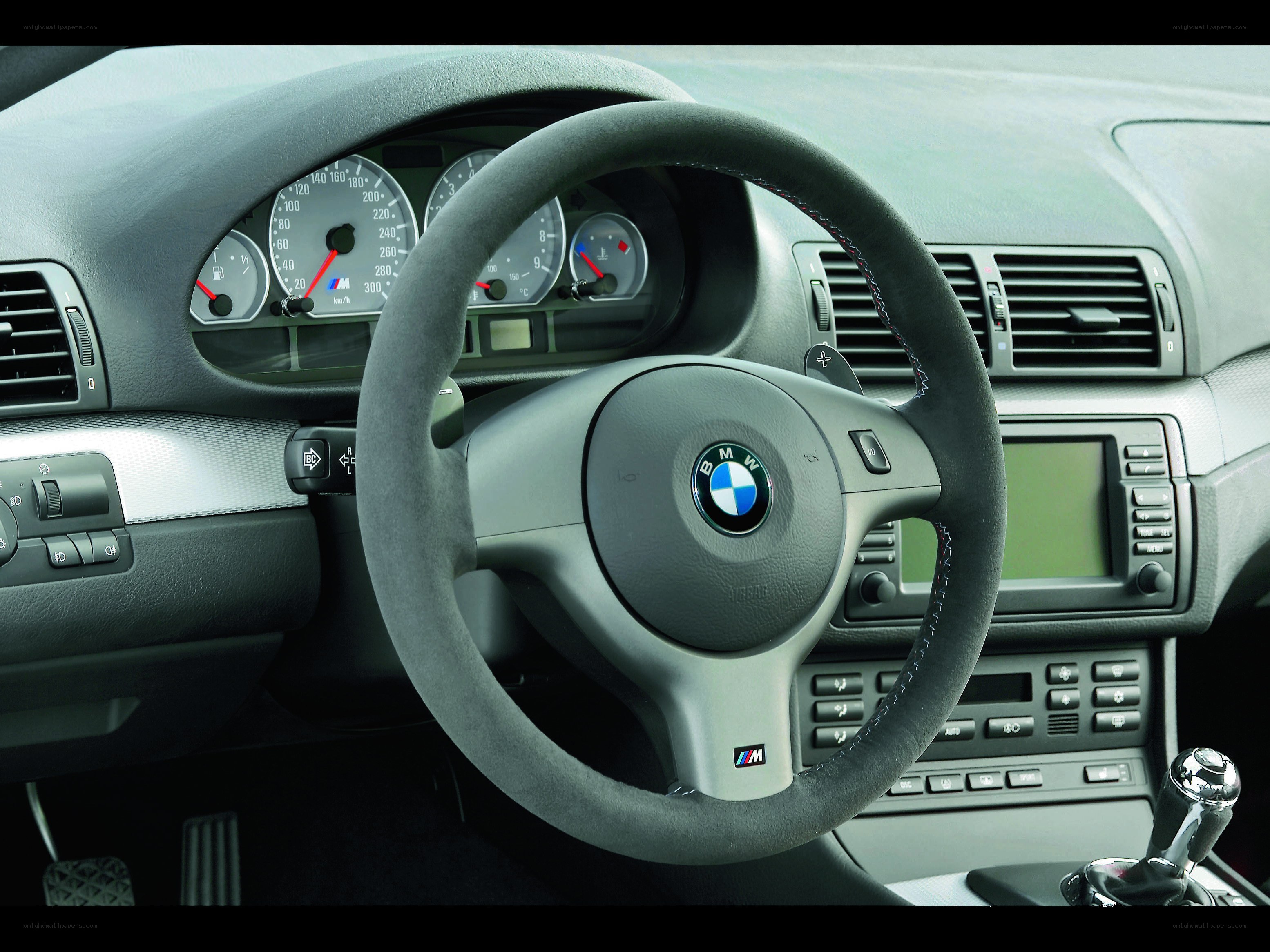 BMW M3 interior dashboard