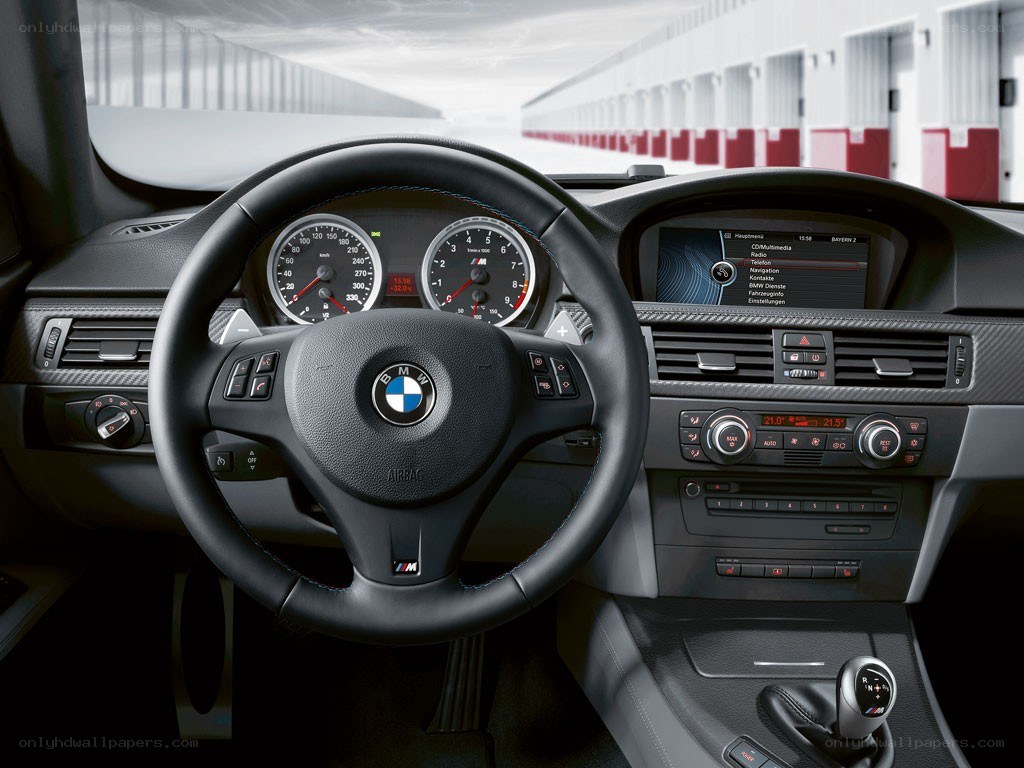 BMW M3 interior dashboard