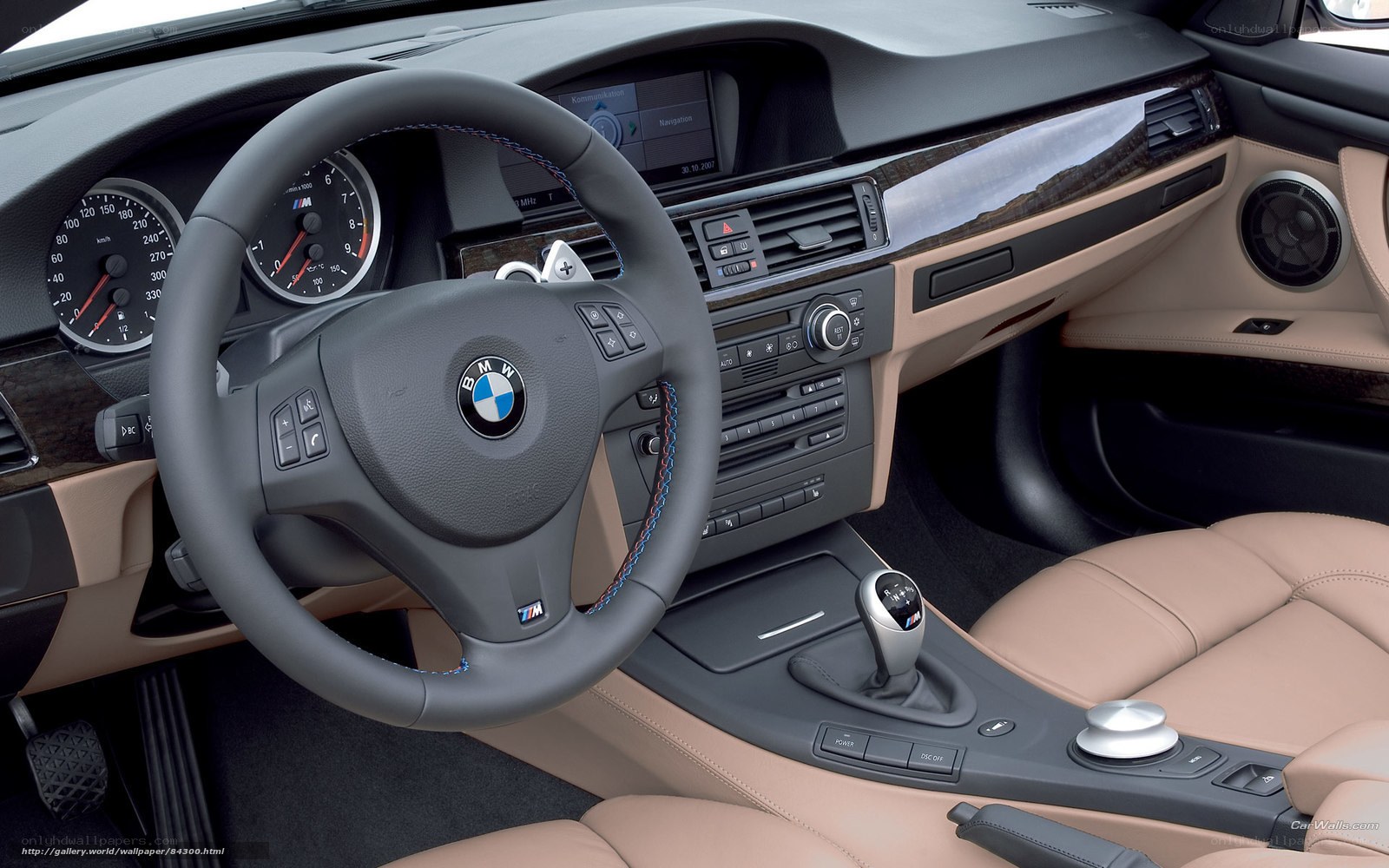 BMW M3 interior dashboard