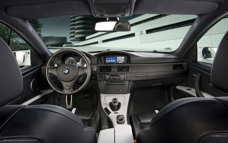 BMW M3 interior view