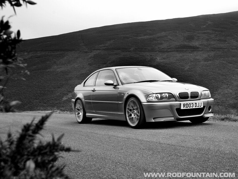 BMW M3 on a country road