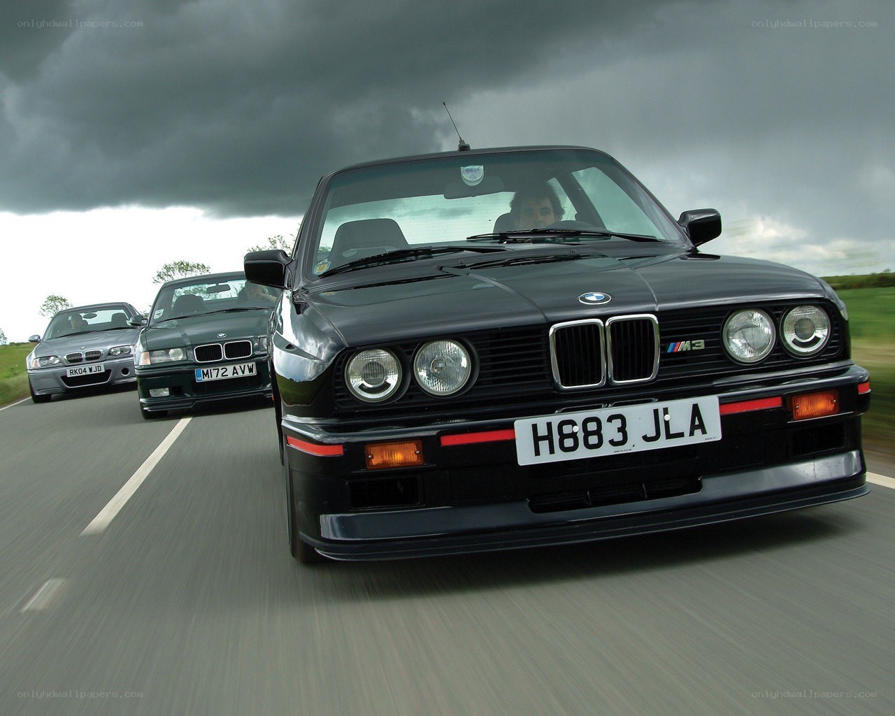 BMW M3 on a road