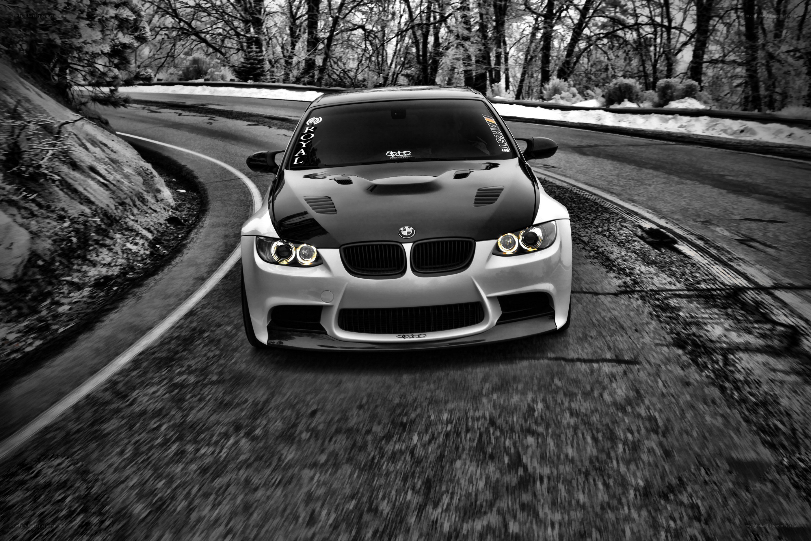 BMW M3 on a winding road