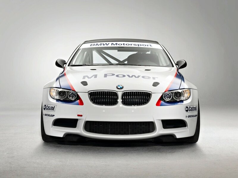 BMW M3 race car front view