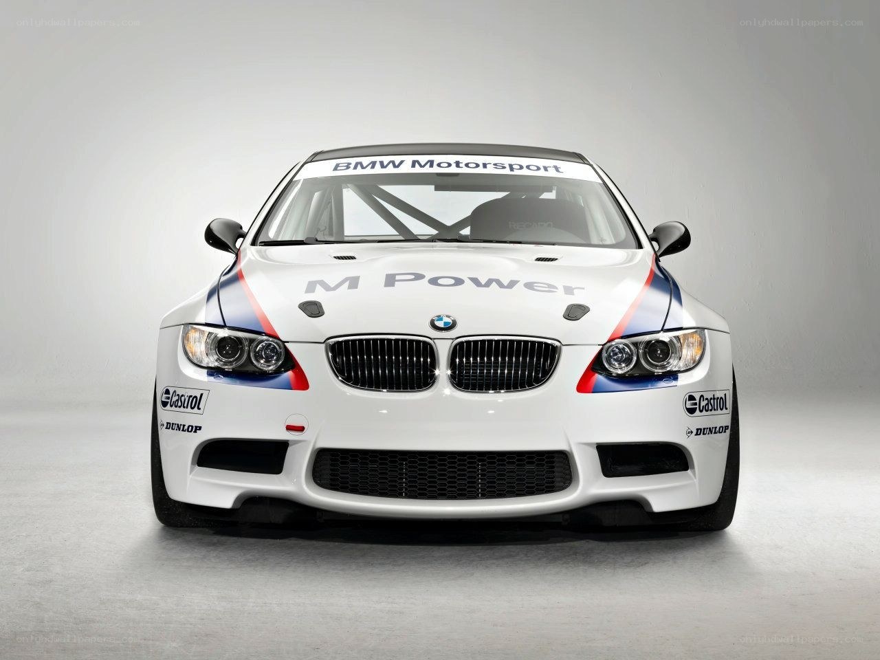 BMW M3 race car front view