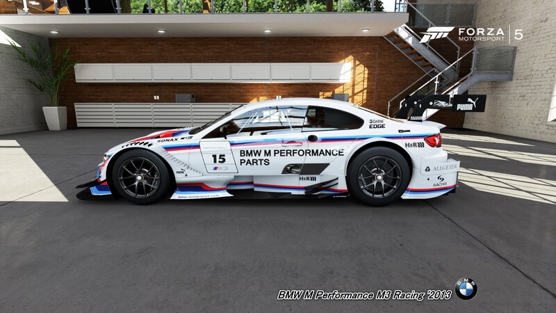 BMW M3 Racing Car — White
