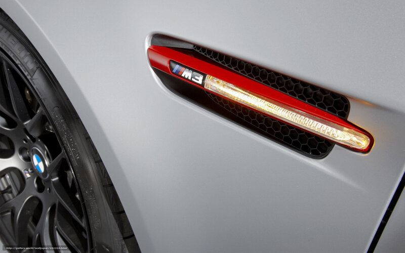 BMW M3 side vent detail