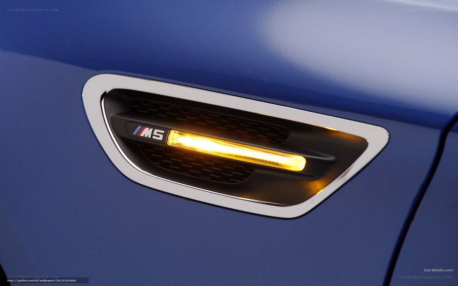 BMW M5 front grille detail