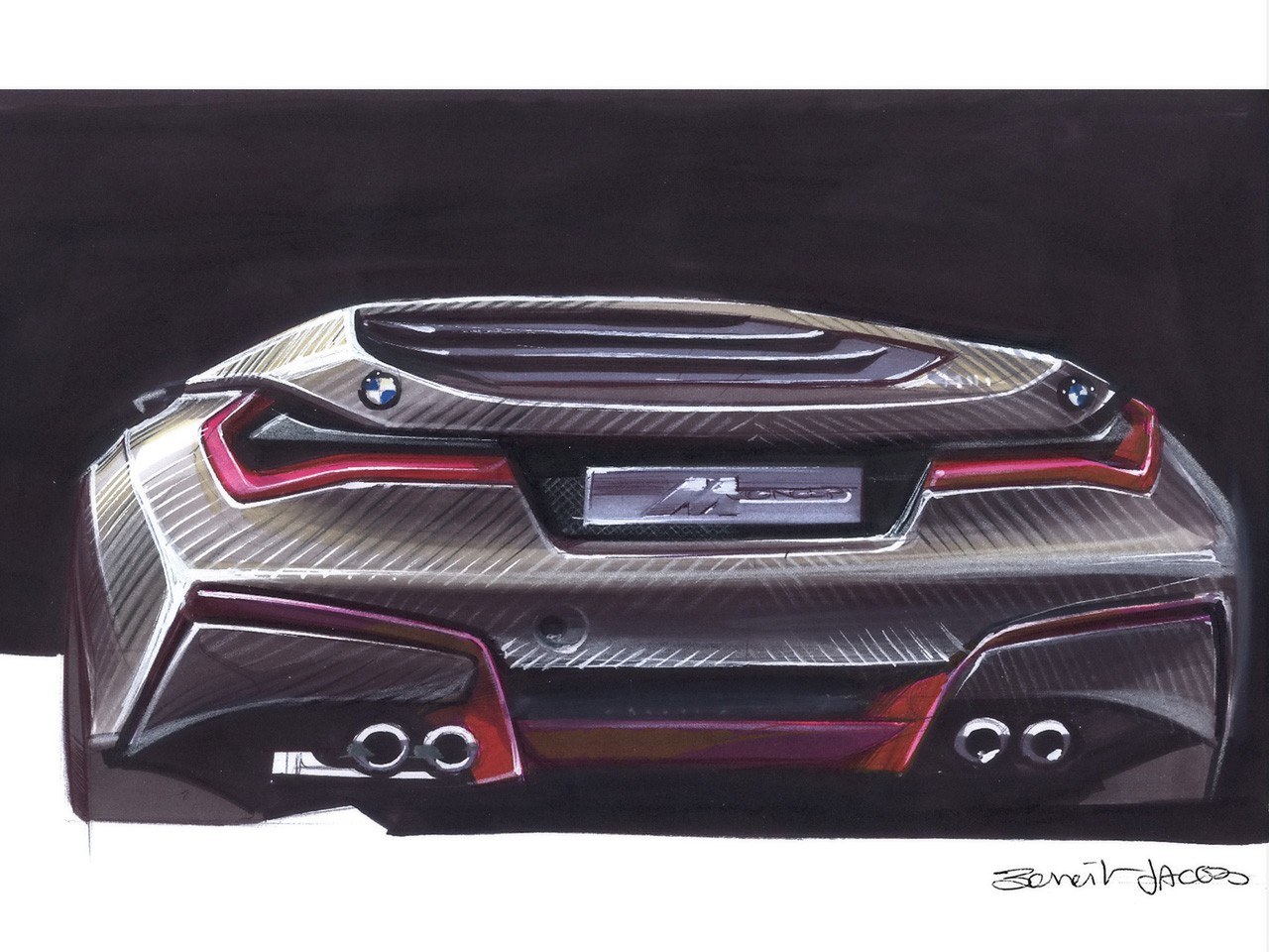 BMW M6 Concept rear view
