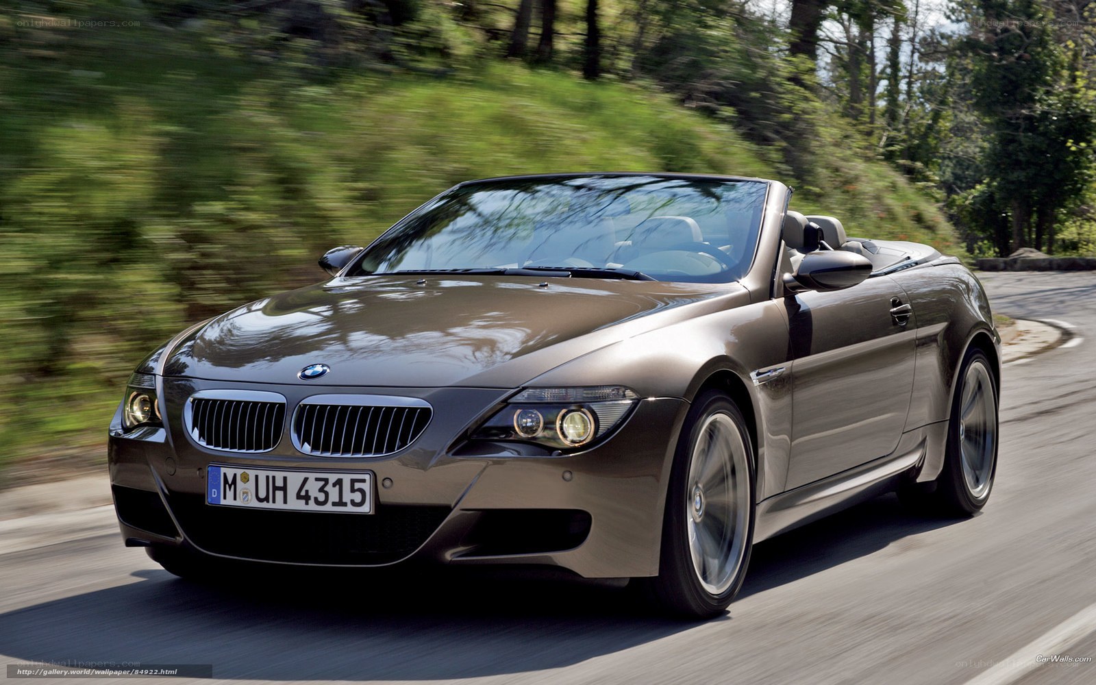 BMW M6 Convertible in motion