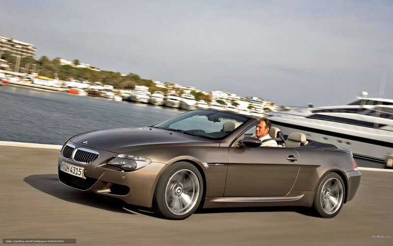 BMW M6 Convertible on coastal road