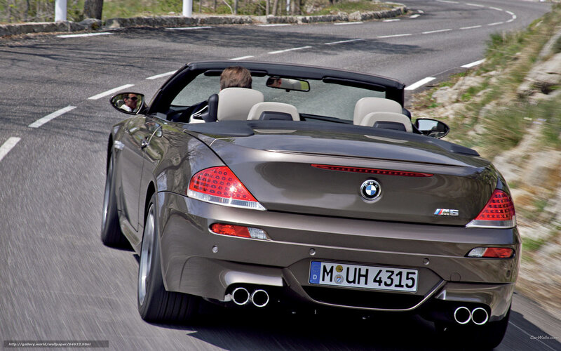 BMW M6 convertible on road