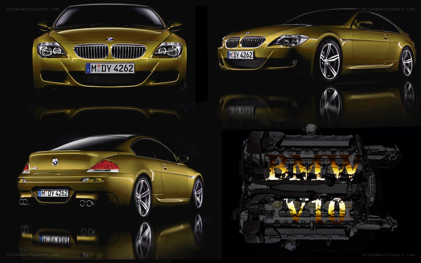BMW M6 Coupe and V10 Engine