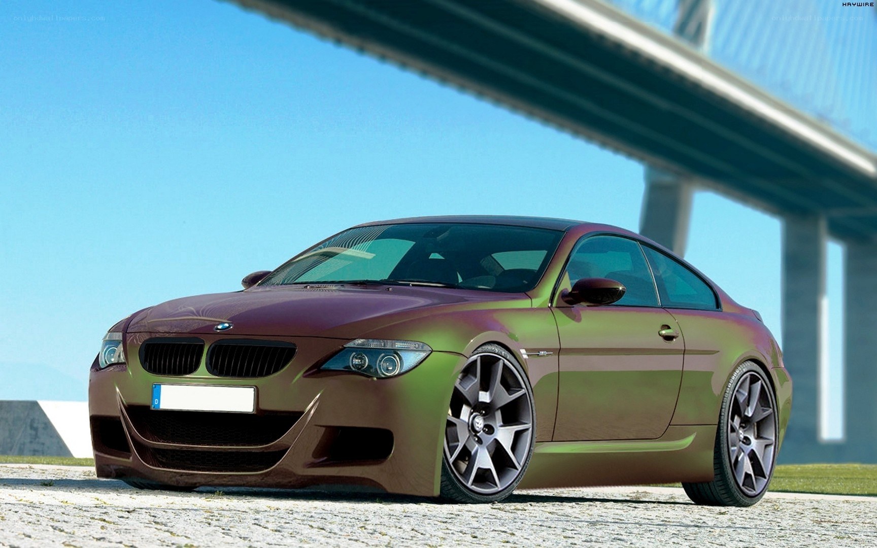 BMW M6 in metallic paint