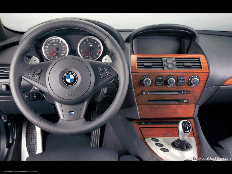 BMW M6 interior dashboard