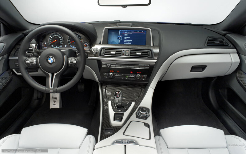 BMW M6 interior dashboard