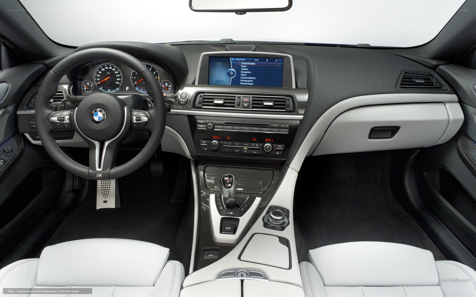 BMW M6 interior dashboard