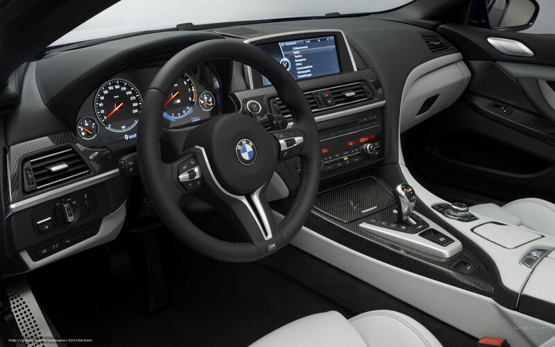 BMW M6 interior dashboard