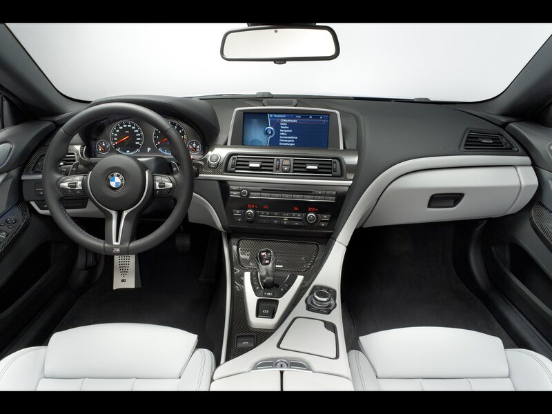 BMW M6 interior dashboard