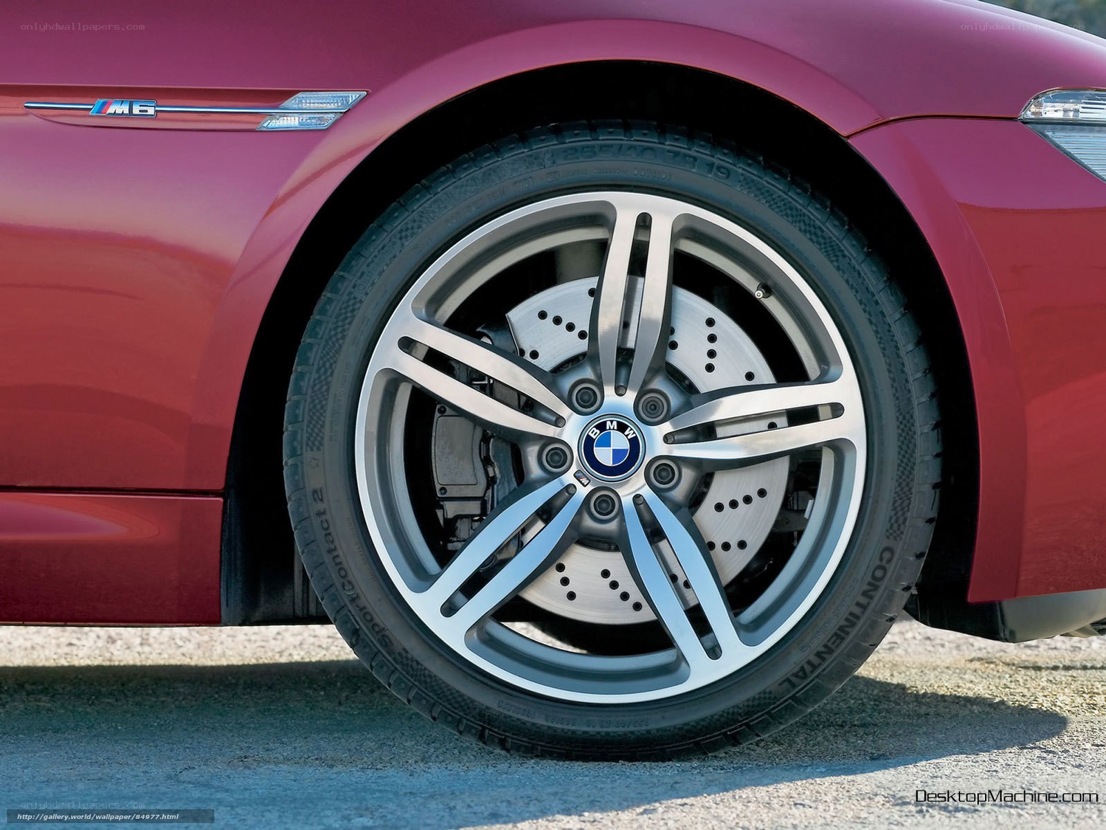 BMW M6 wheel detail