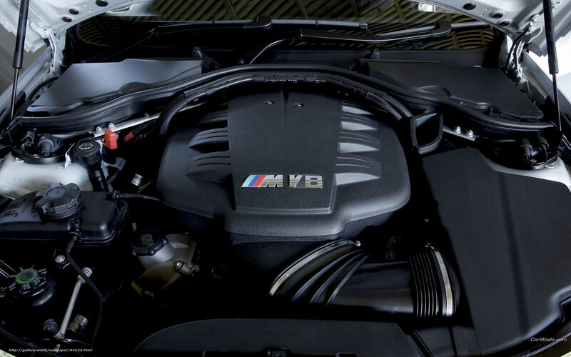 BMW M8 engine bay