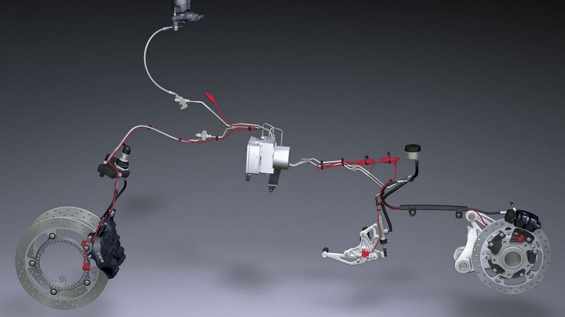 BMW motorcycle brake system