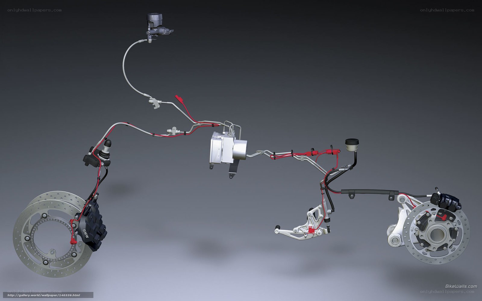BMW motorcycle brake system