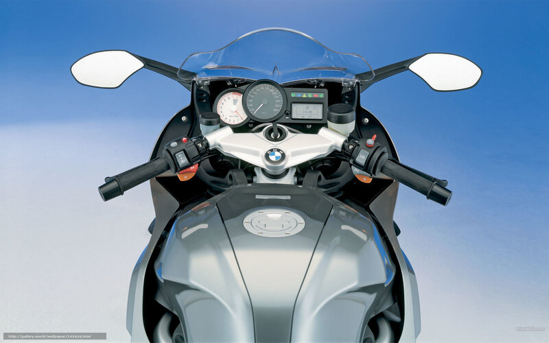 BMW Motorcycle Dashboard — Silver