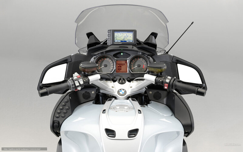 BMW Motorcycle Dashboard — White, Neutral