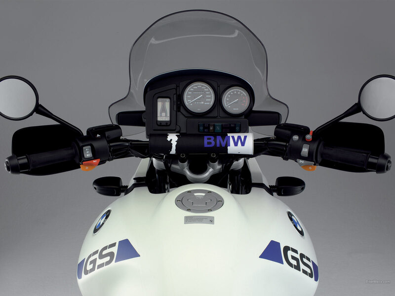 BMW Motorcycle Dashboard — White