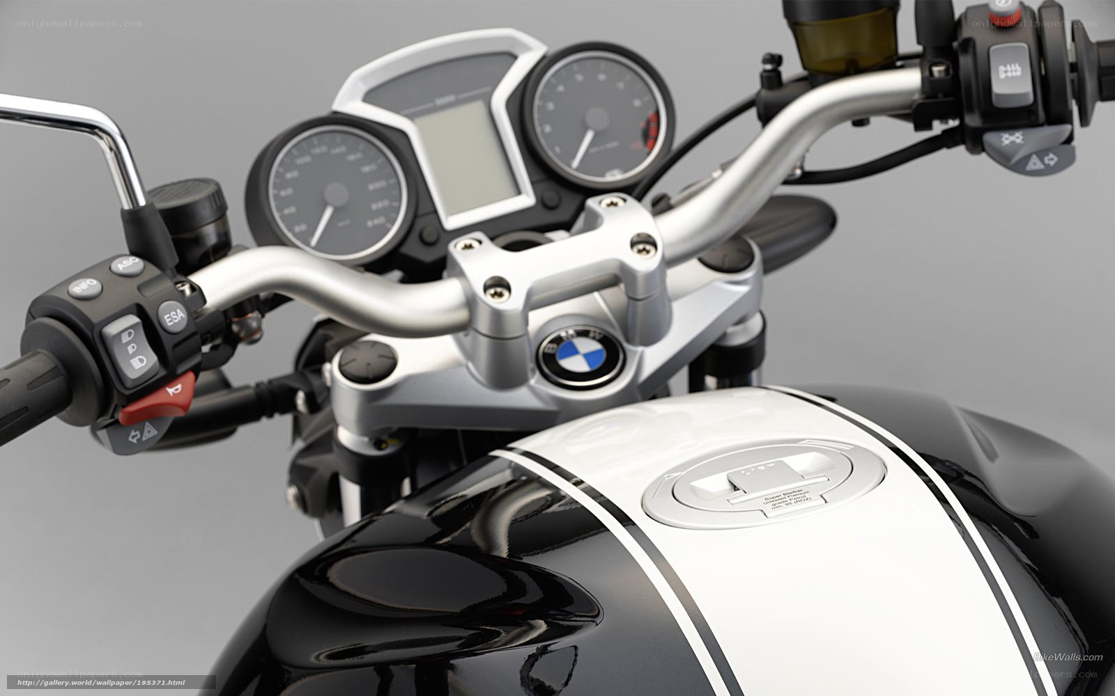 BMW motorcycle dashboard