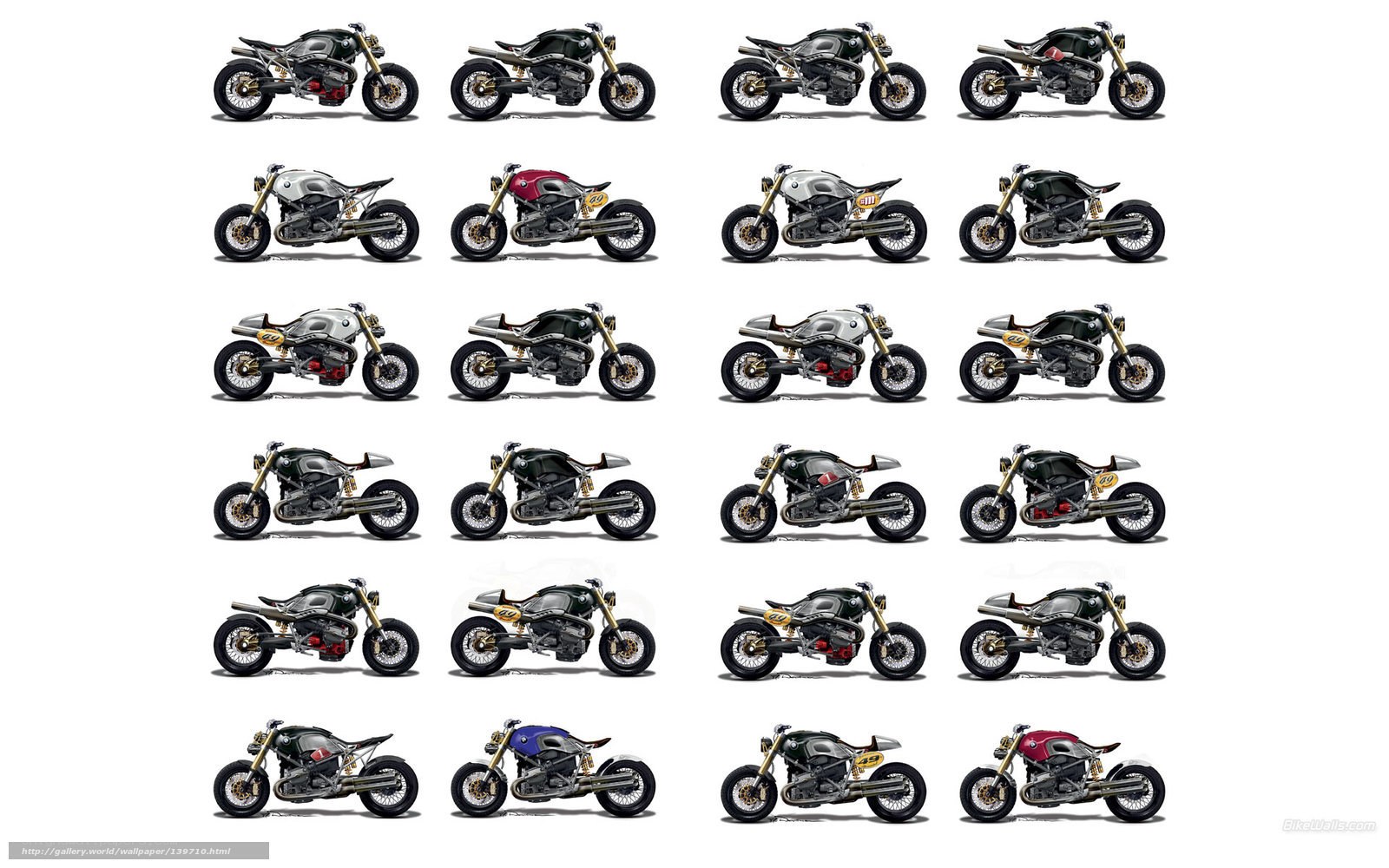 BMW motorcycle design variations