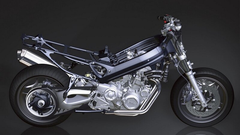 BMW motorcycle frame design