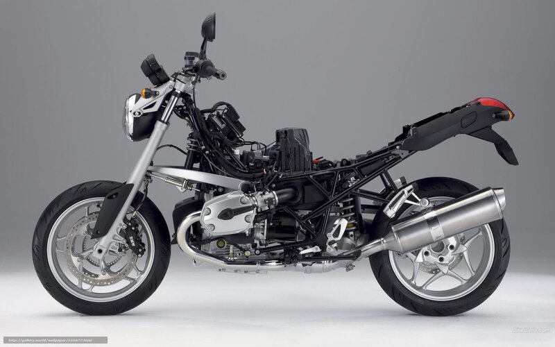 BMW Motorcycle Frame — Silver